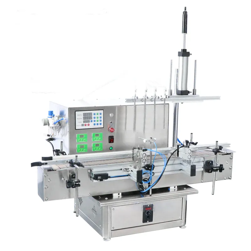 Peristaltic liquid filling heads and product tubing arranged for access and changeover